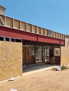 Render d’habitatge unifamiliar d’obra nova amb volums horitzontals