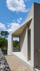 Detall façana moderna